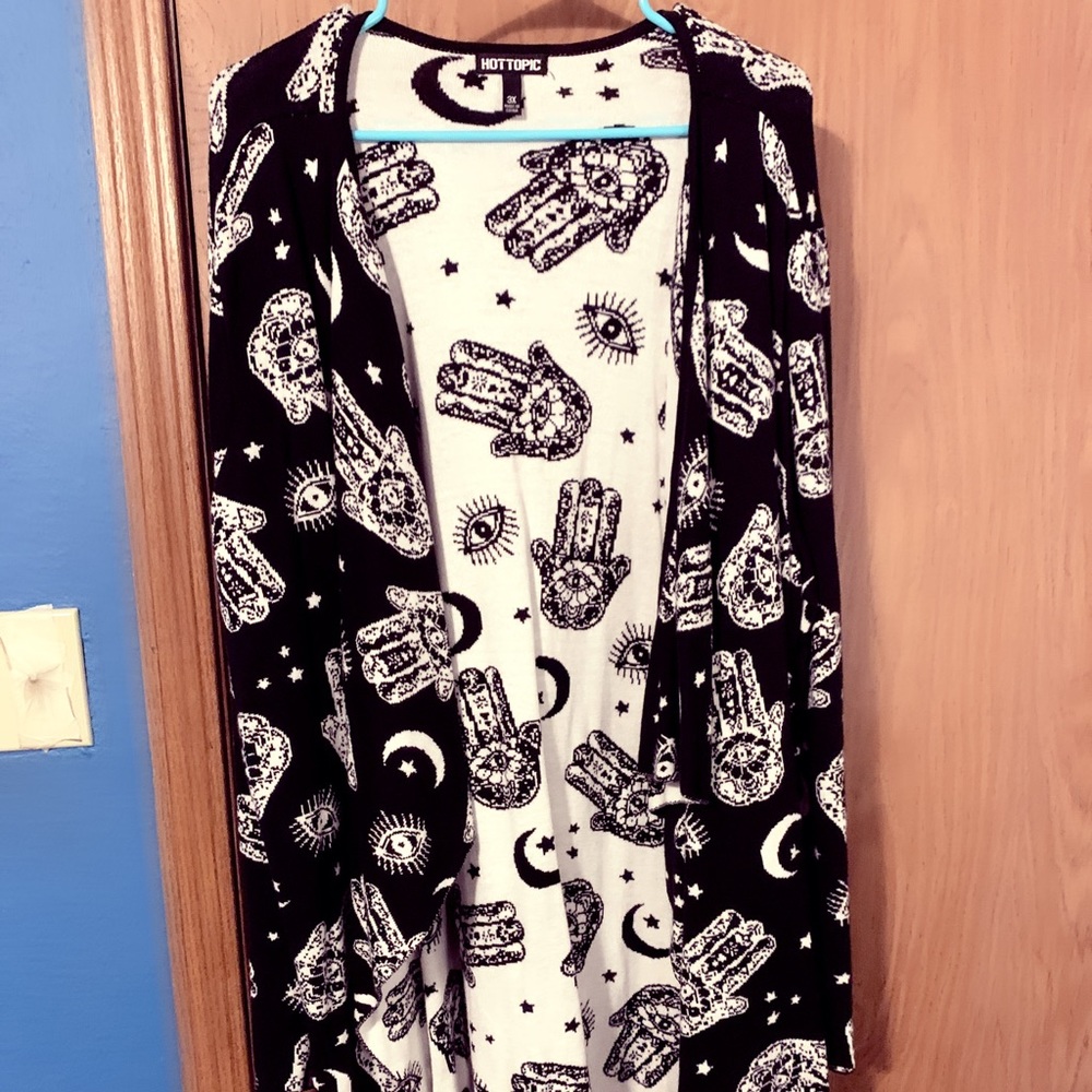 Open front cardigan